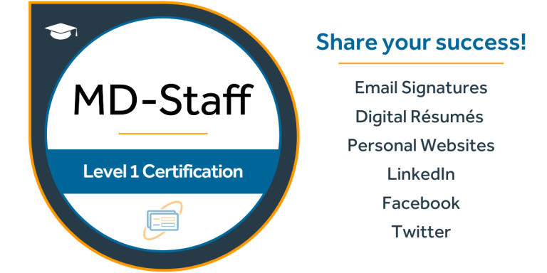 MD-Staff Certification Digital