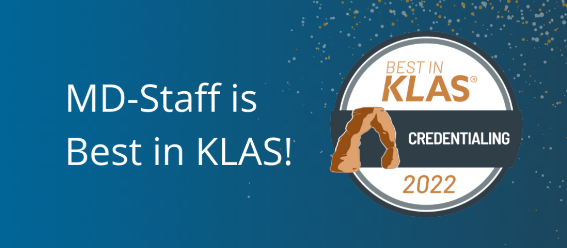MD-Staff Best in KLAS 2022