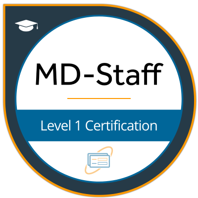 MD-Staff Certification Badge